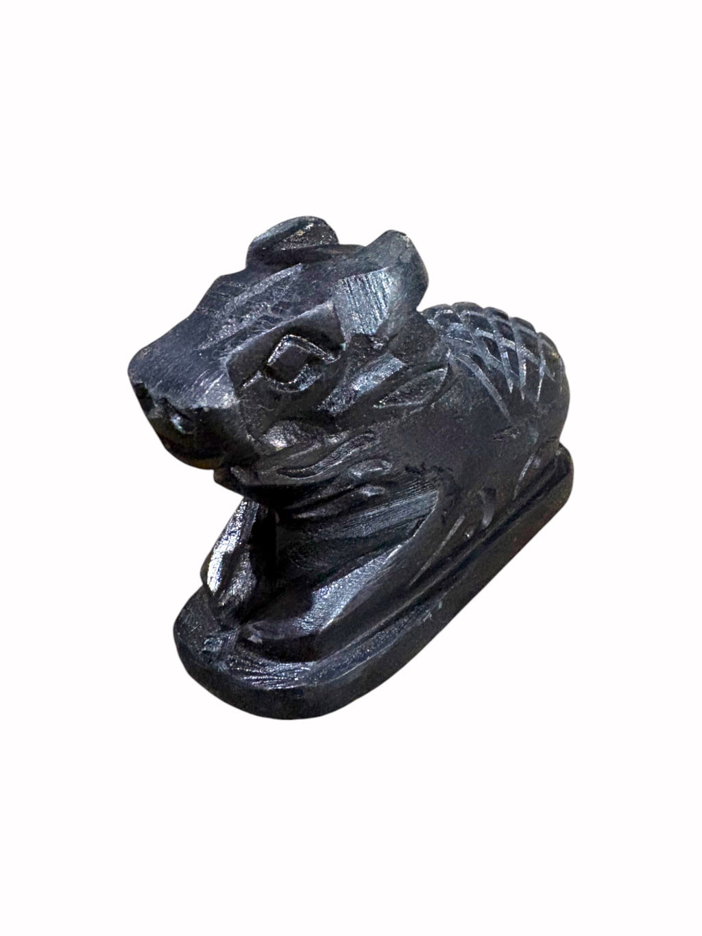 Nandi '4 Inch' (Pure Black Marble)