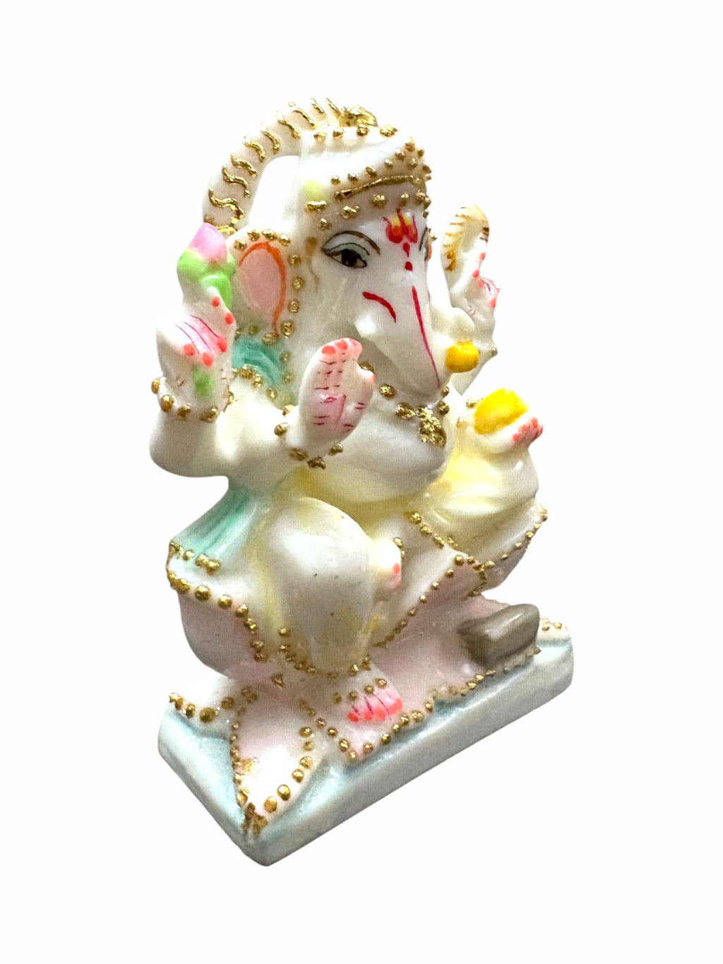 Lord Ganesh '4 Inch' (Pure Marble)