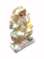 Lord Ganesh '4 Inch' (Pure Marble)