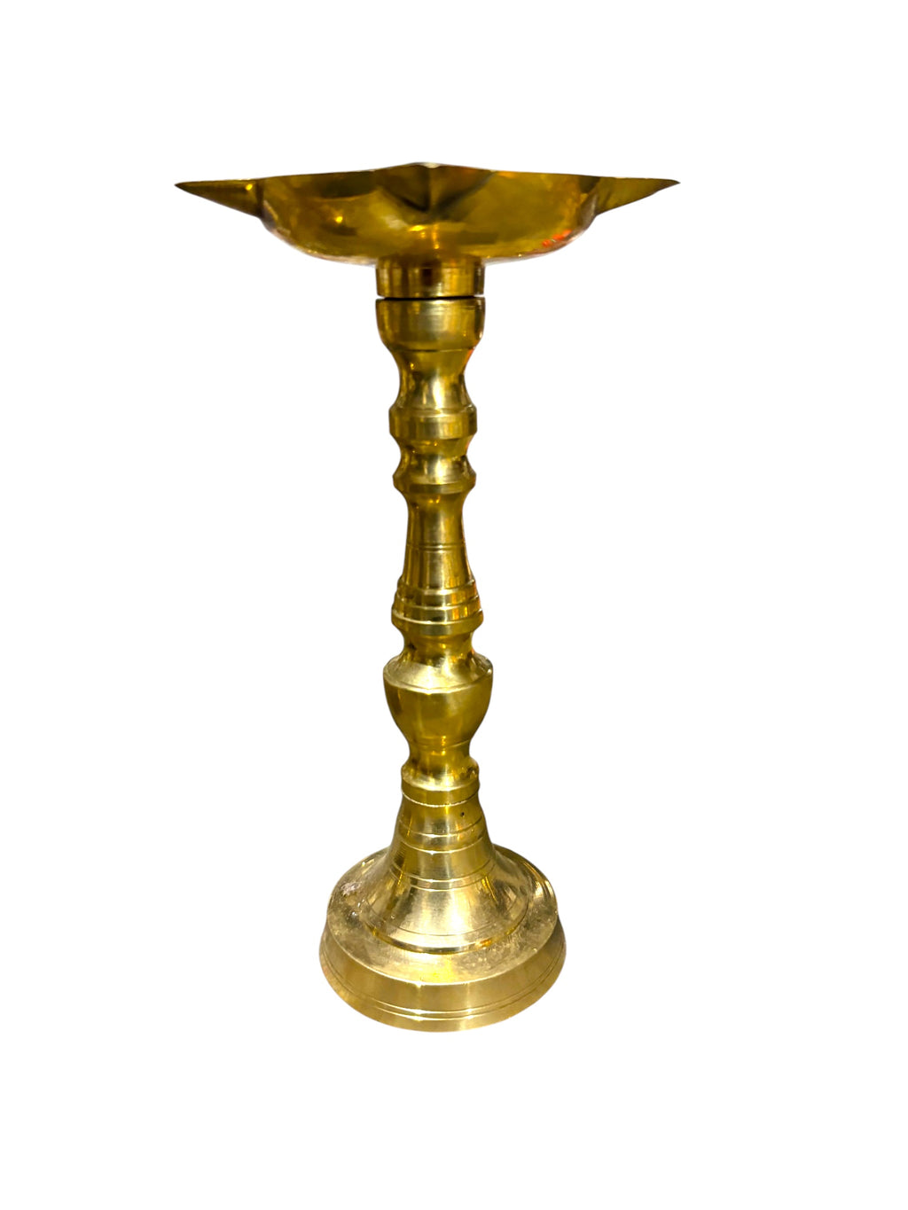 Diya Stand '9Inch' (Pure Brass)
