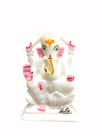 Lord Ganesha '6-Inch' (Pure Marble)