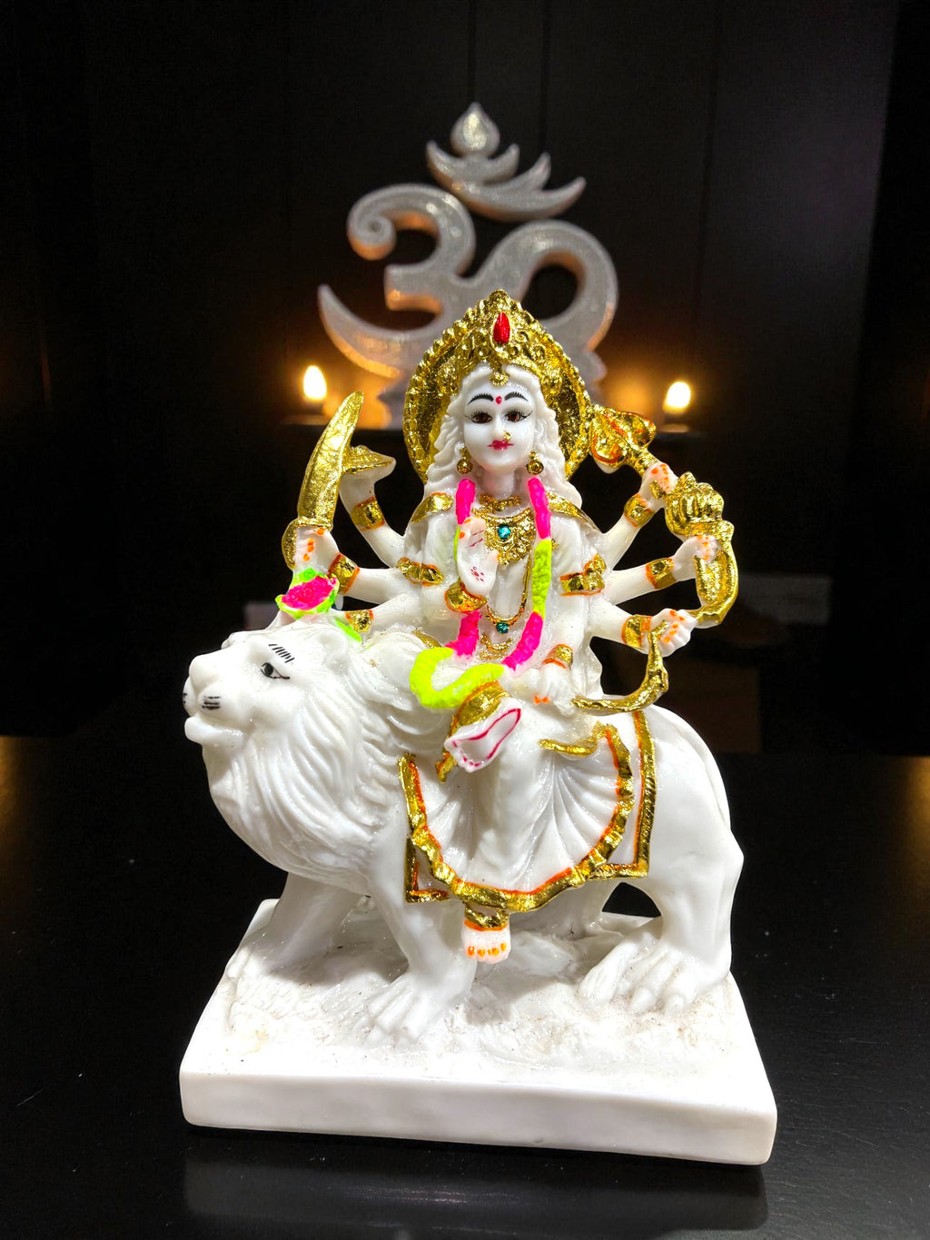 Durga Maa '9 Inch' (Pure Marble Dust)