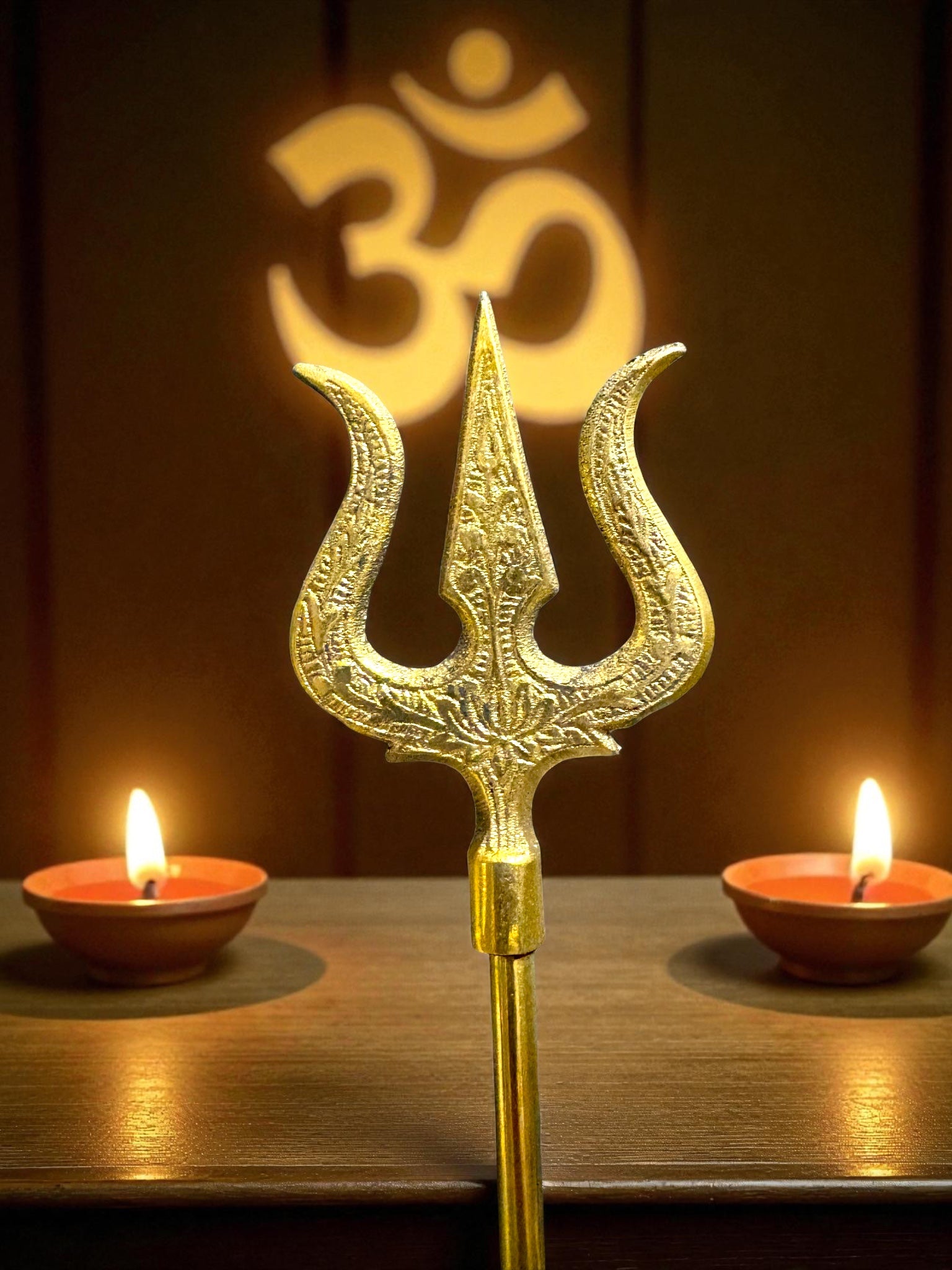 Trishul '12 Inch' (Pure Brass)