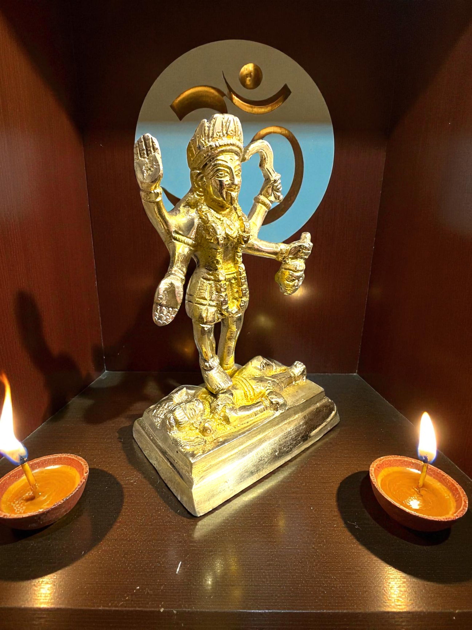 Maa Kali '6 Inch'(Pure Marble)