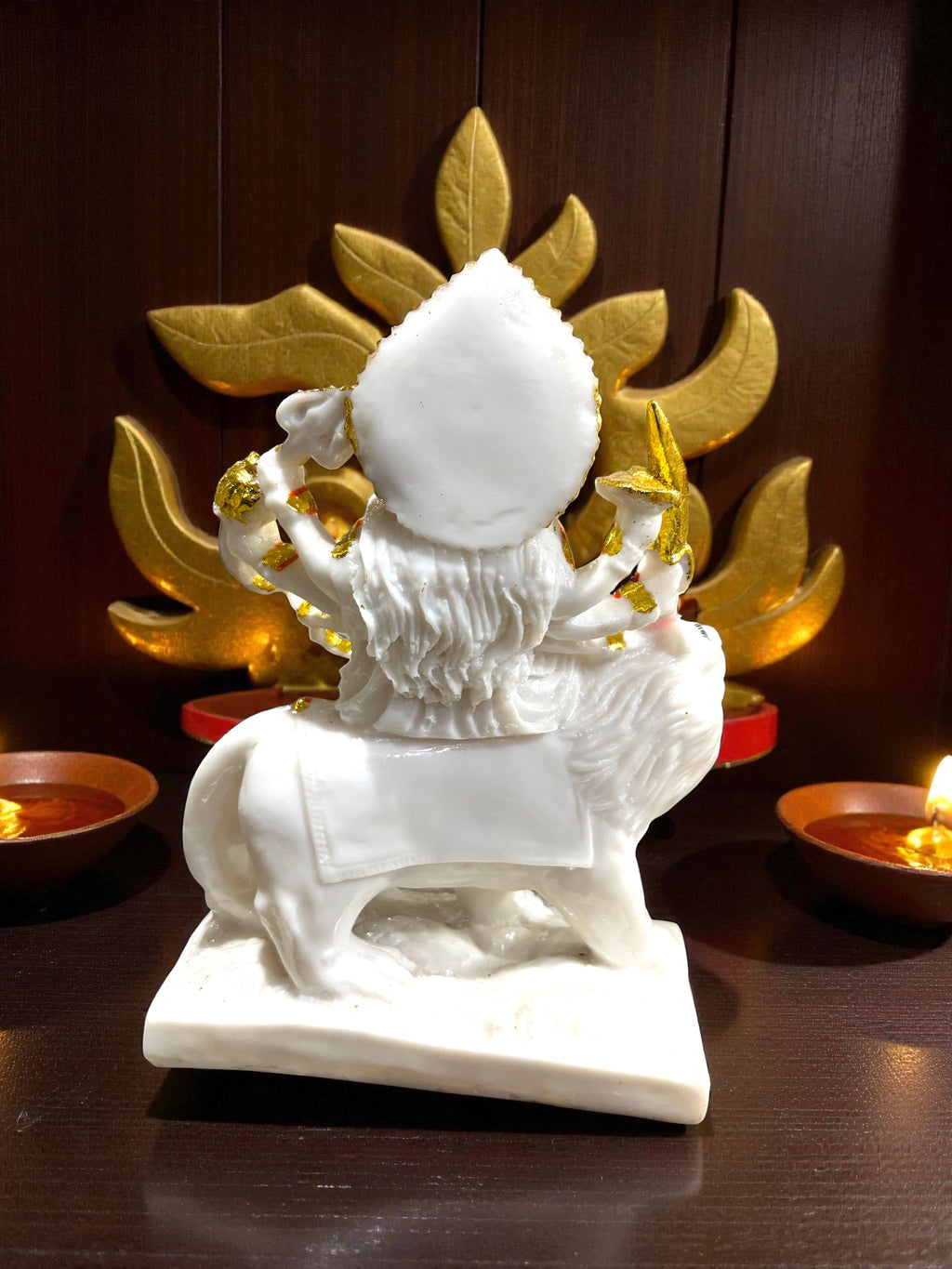 Durga Maa '9 Inch' (Pure Marble Dust)