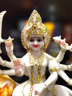 Maa Durga '7Inch' (Pure Marble)